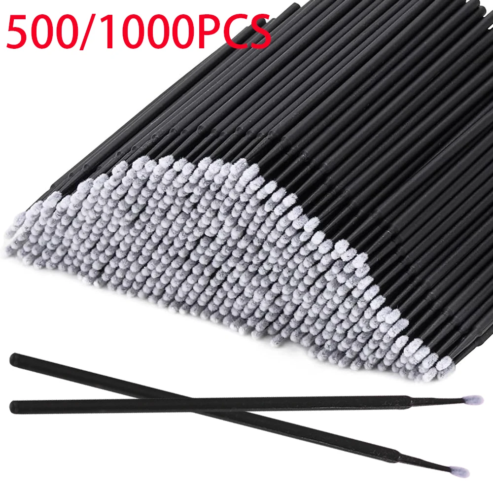 Beauty Makeup Background - 500/1000PCS Eyelash Cleaning Brush Highly Colorful