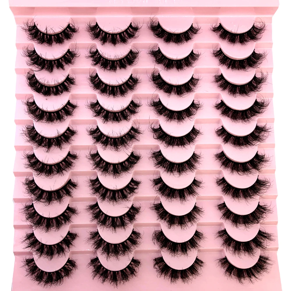 Beauty Full Makeup - New 20 pairs natural Thick false