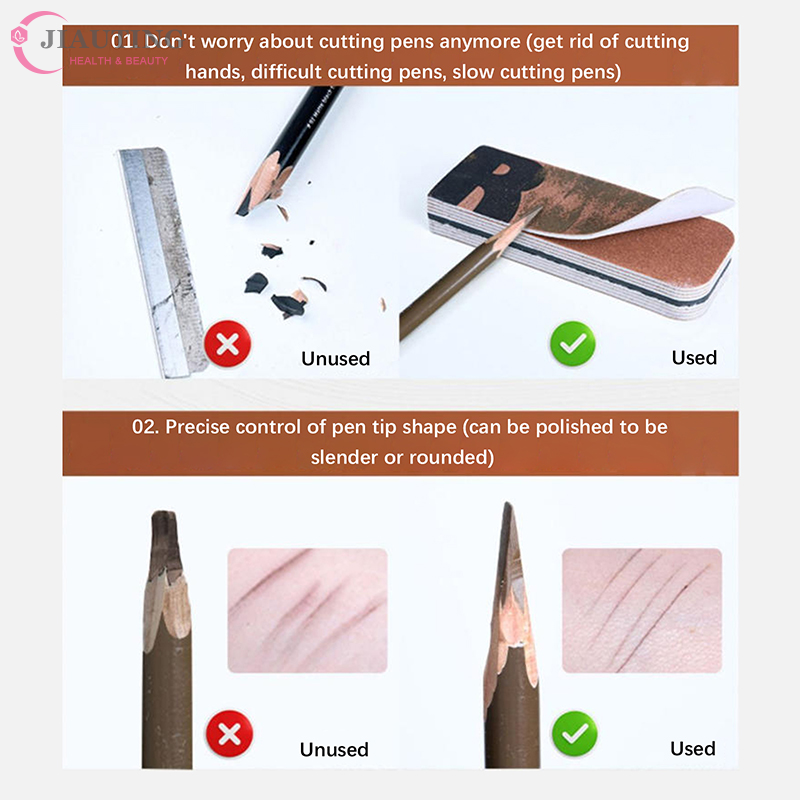 Beauty Makeup Tools - Professional Eyebrow Pencil Sharpener Sandpaper Grinding