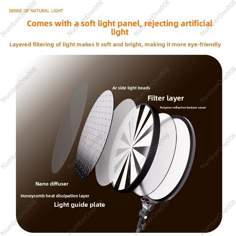 360° Rotating Ring Light with  - Beauty Makeup Camera ulasan dan harga