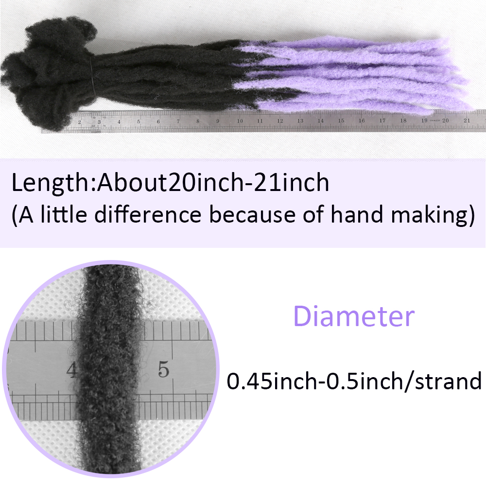 Synthetic Handmade Dreadlocks  - Pure Beauty Hair & Makeup ulasan dan harga
