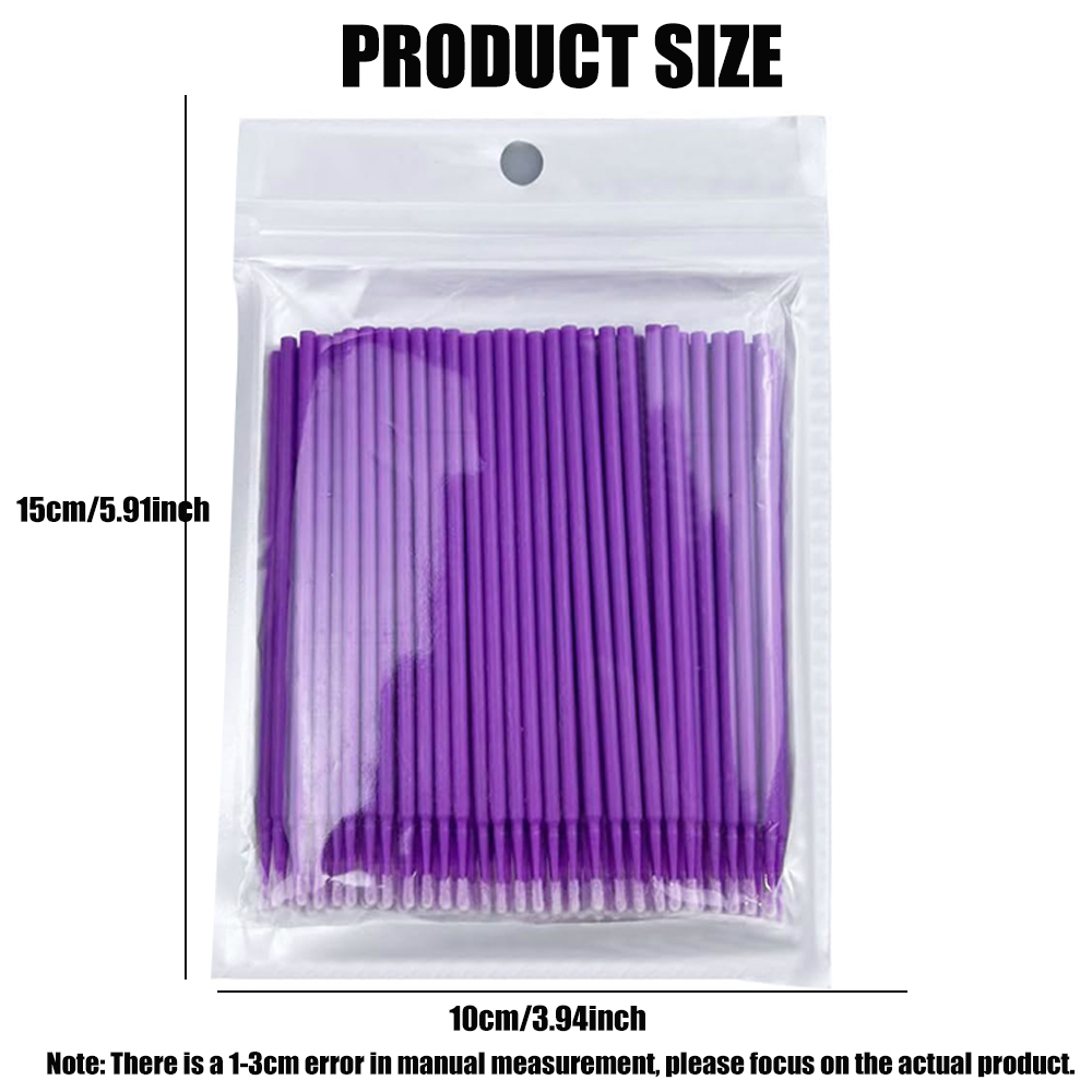 500/1000PCS Eyelash Cleaning B - Beauty Makeup Background ulasan dan harga