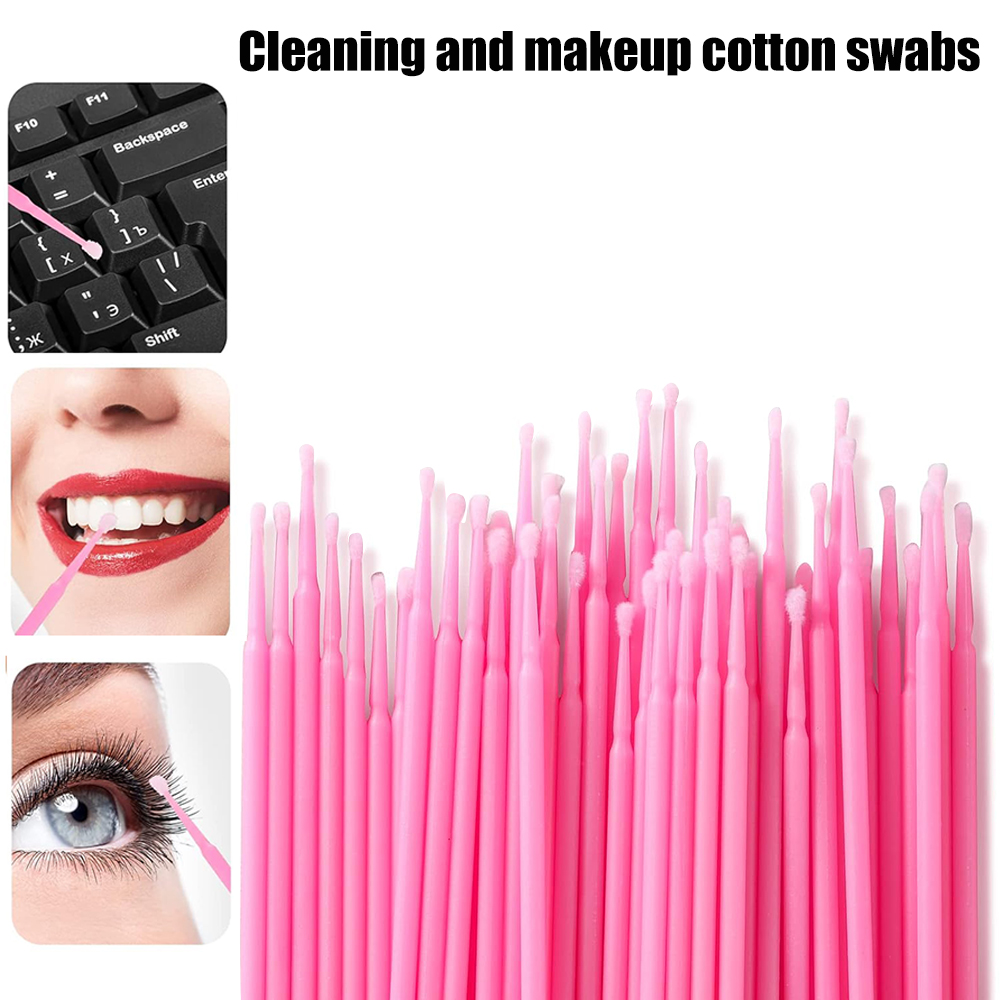 500/1000PCS Eyelash Cleaning B - Beauty Makeup Background ulasan dan harga
