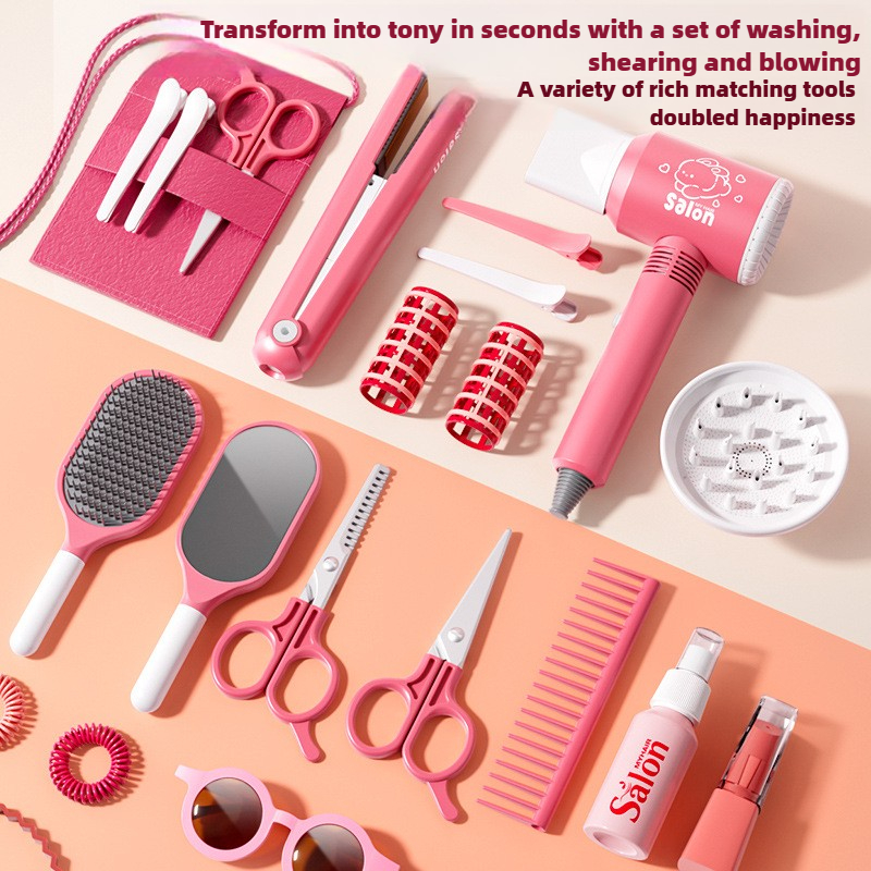 Girls Beauty Salon Set Kids Ha - Makeup Beauty House ulasan dan harga