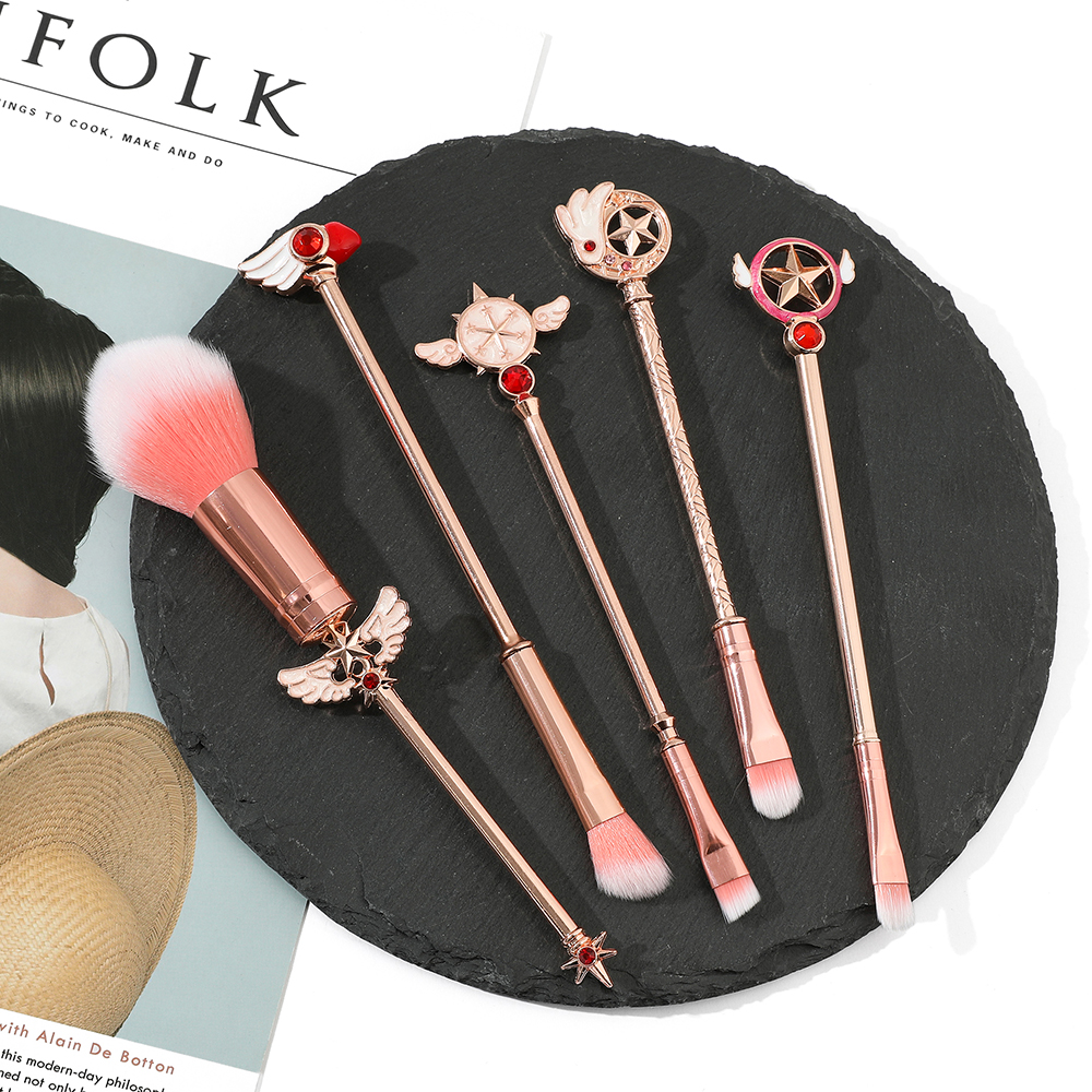 Sailor Moon Makeup Brushes Set - Beauty Makeup Eyeshadow ulasan dan harga