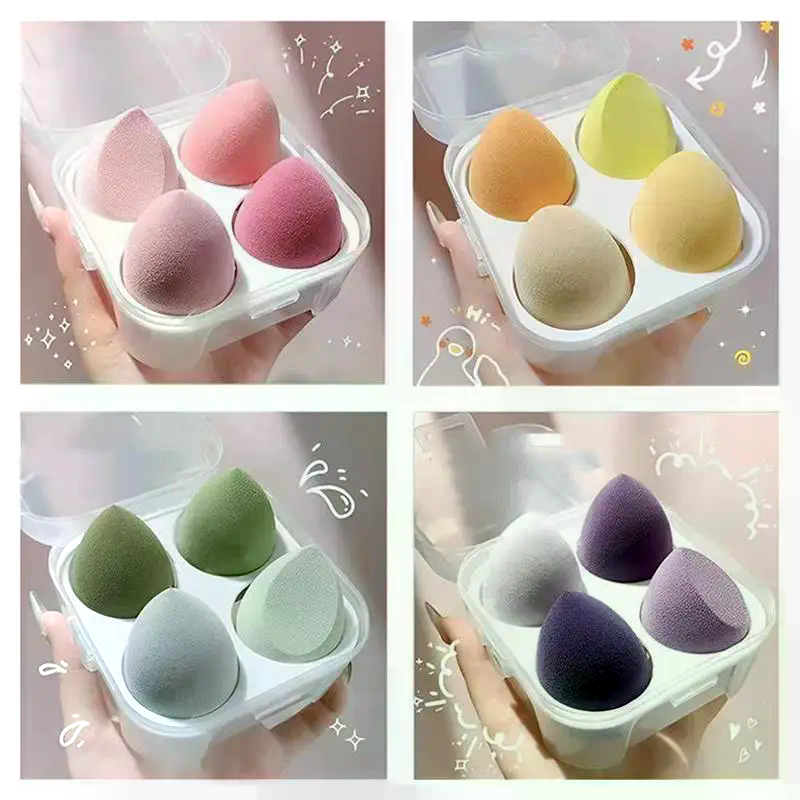 4pcs Beauty Tools Makeup Spong - Beauty Makeup Egg ulasan dan harga