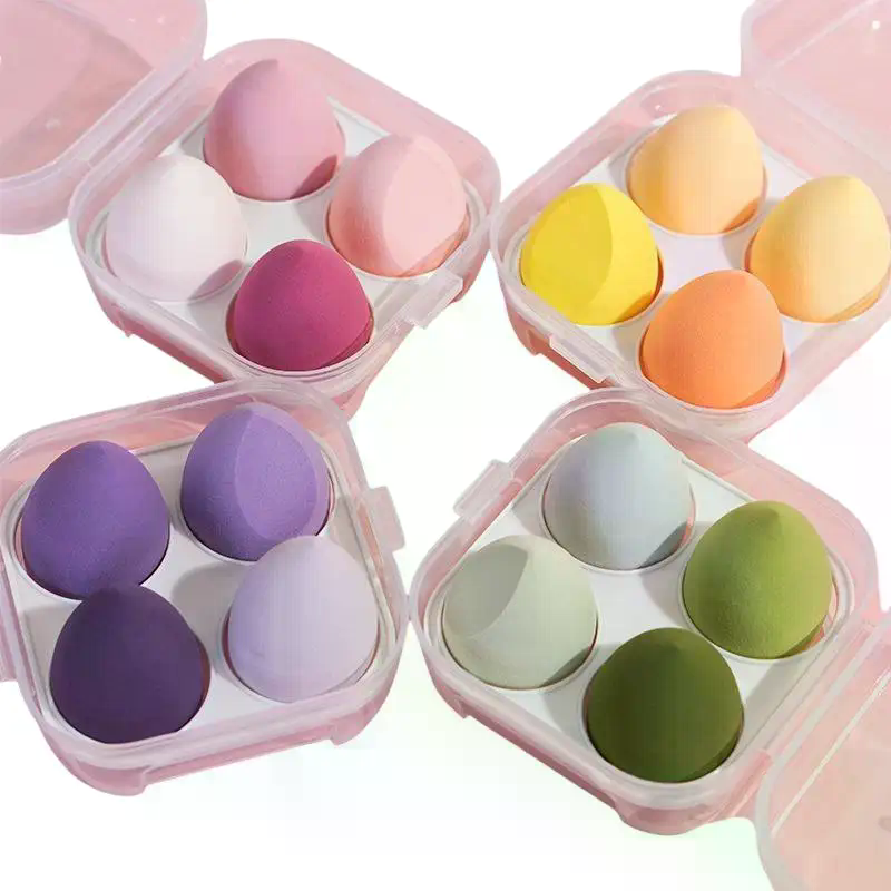 4pcs Beauty Tools Makeup Spong - Beauty Makeup Egg ulasan dan harga