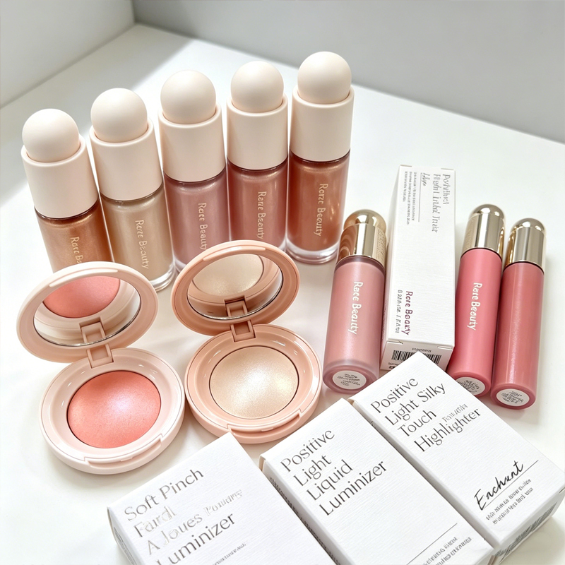 Rare Beauty Powder Blush Highl - Rare Beauty Makeup Kit ulasan dan harga