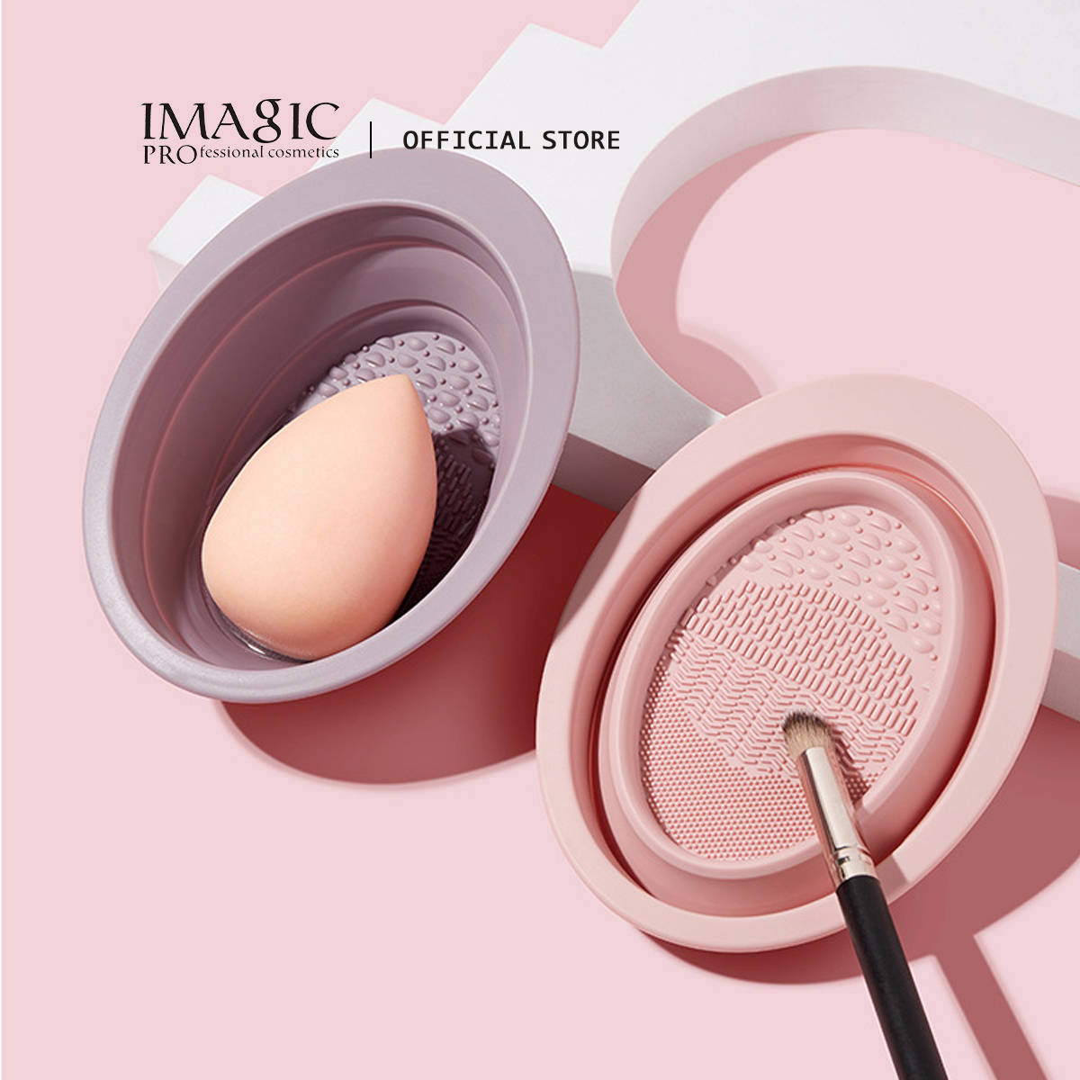 IMAGIC New Silicone Makeup Bru - Beauty Makeup Background ulasan dan harga