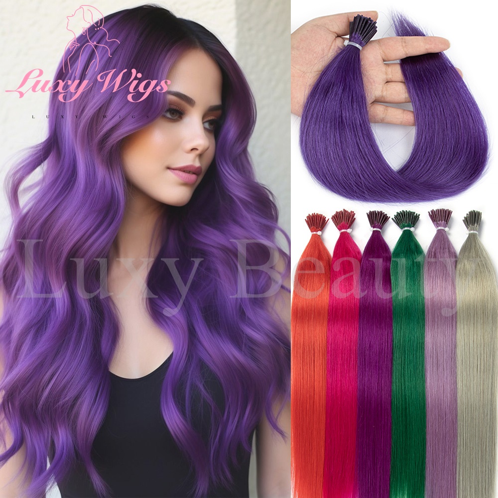 Straight Purple I Tip Micro Be - Pure Beauty Hair & Makeup ulasan dan harga