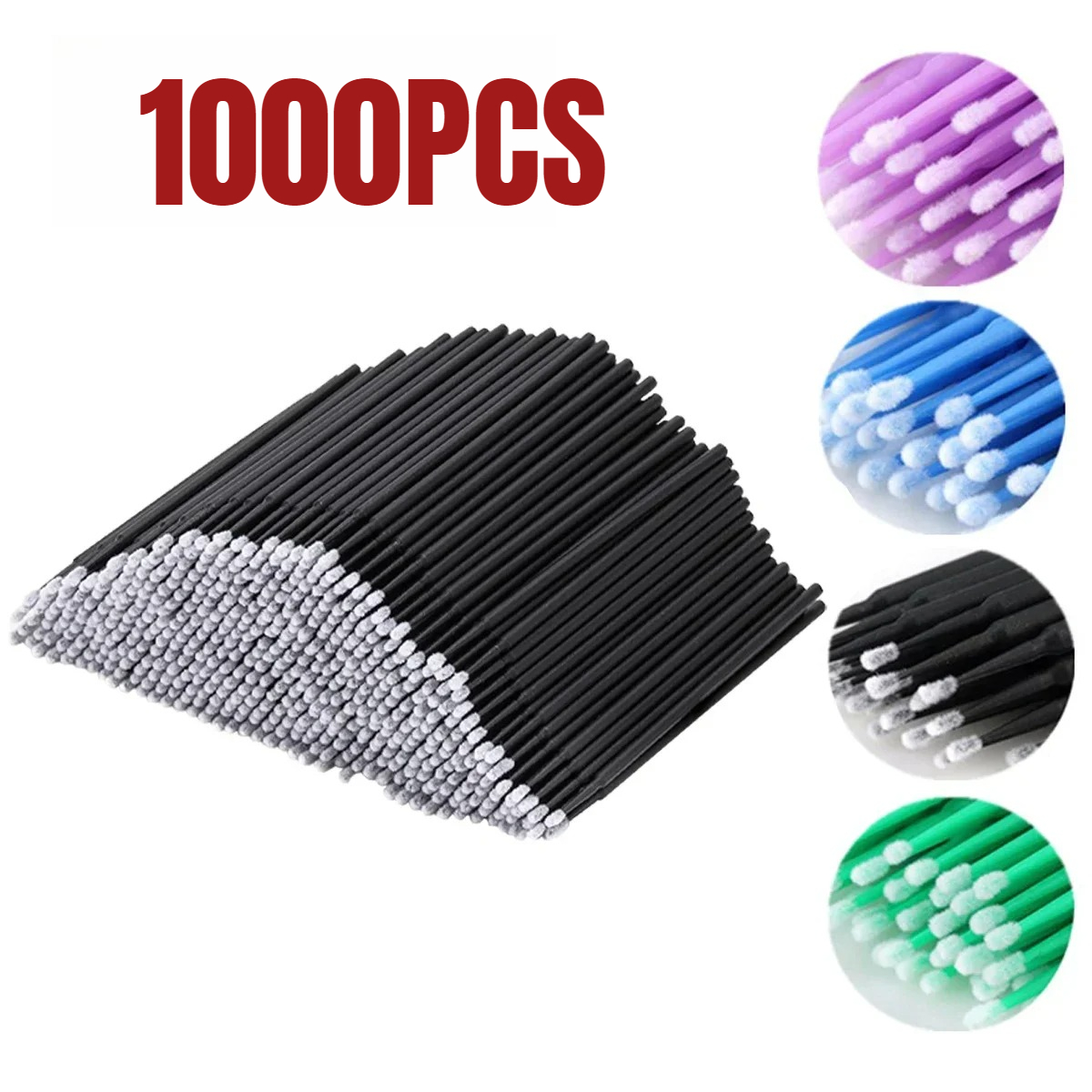 1000/500PCS Eyelash Cleaning B - Beauty With Makeup ulasan dan harga