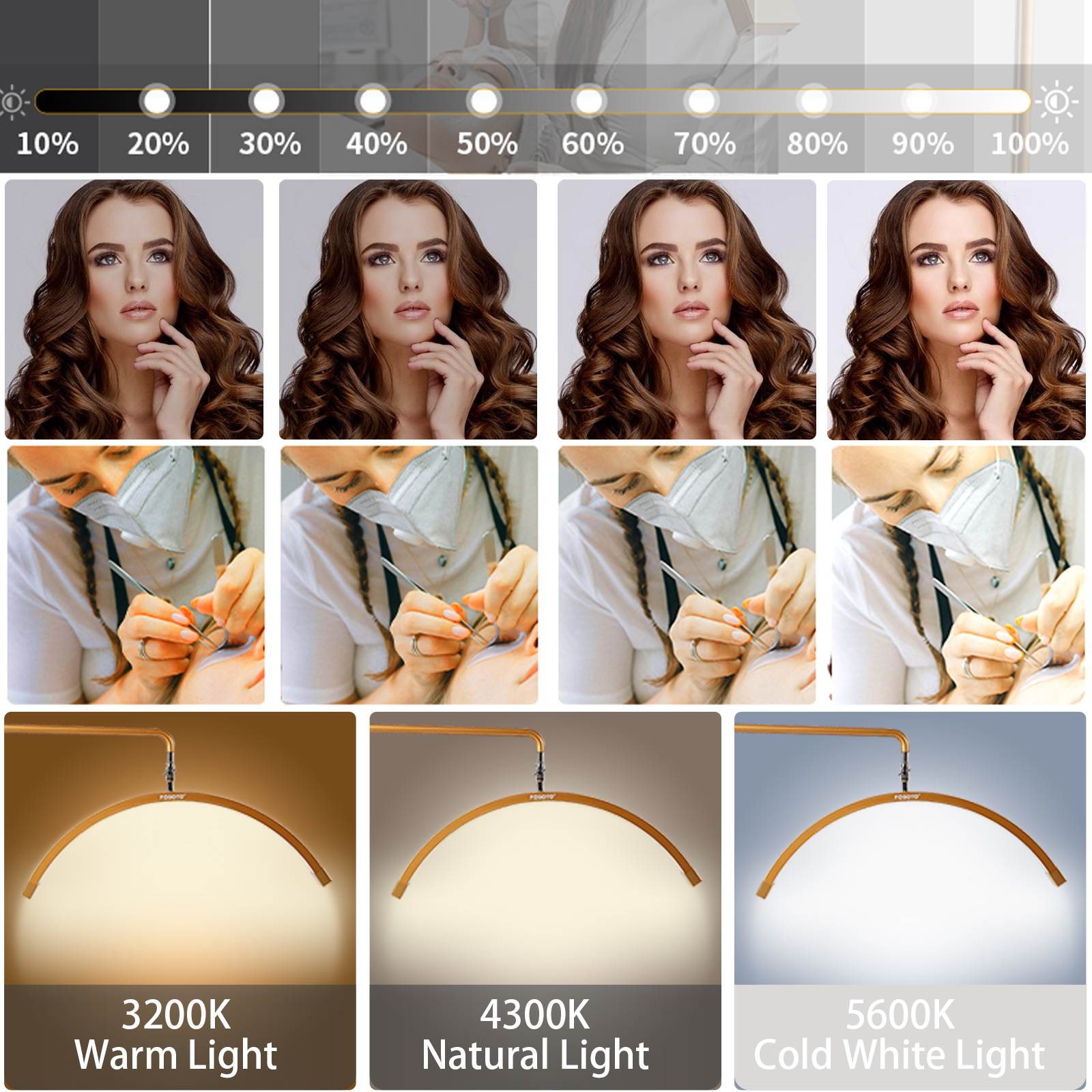FOSOTO Overseas Warehouse LED  - Beauty Makeup Camera ulasan dan harga