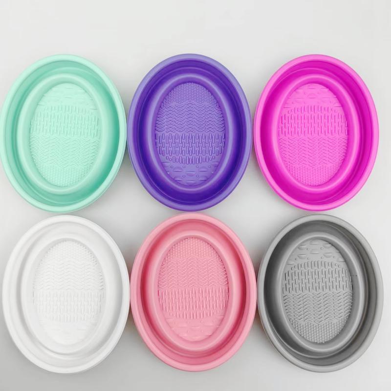Folding Powder Puff Cleaning B - Beauty Makeup Eyeshadow ulasan dan harga