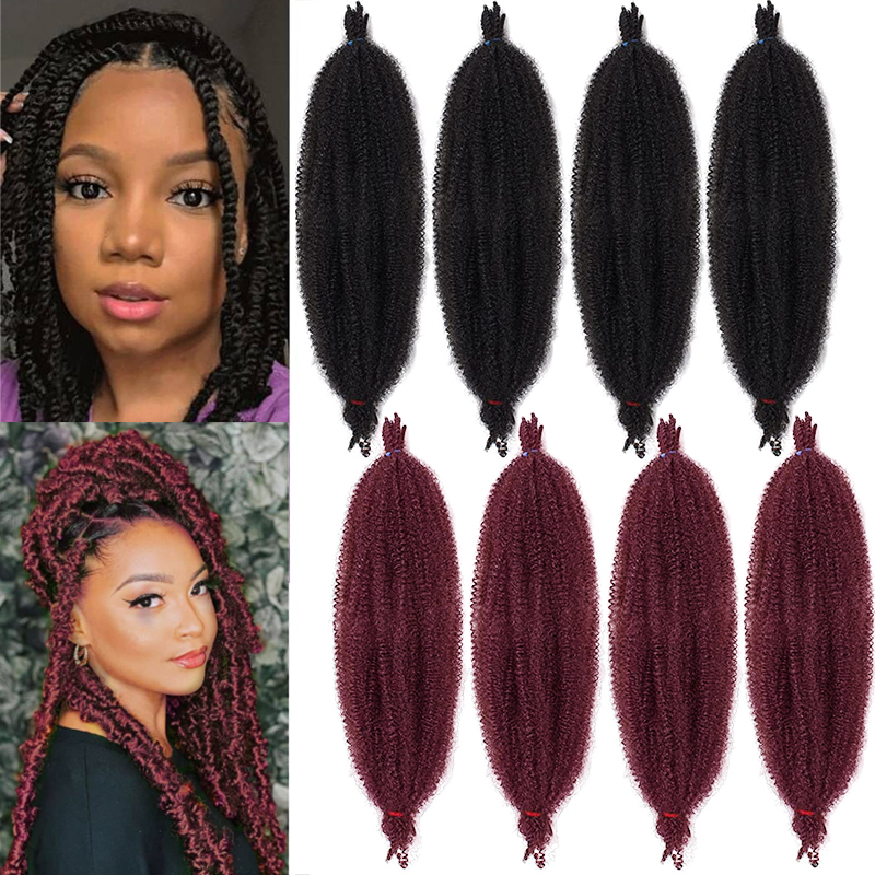 Afro Spring Twist Crochet Hair - Pure Beauty Hair & Makeup ulasan dan harga