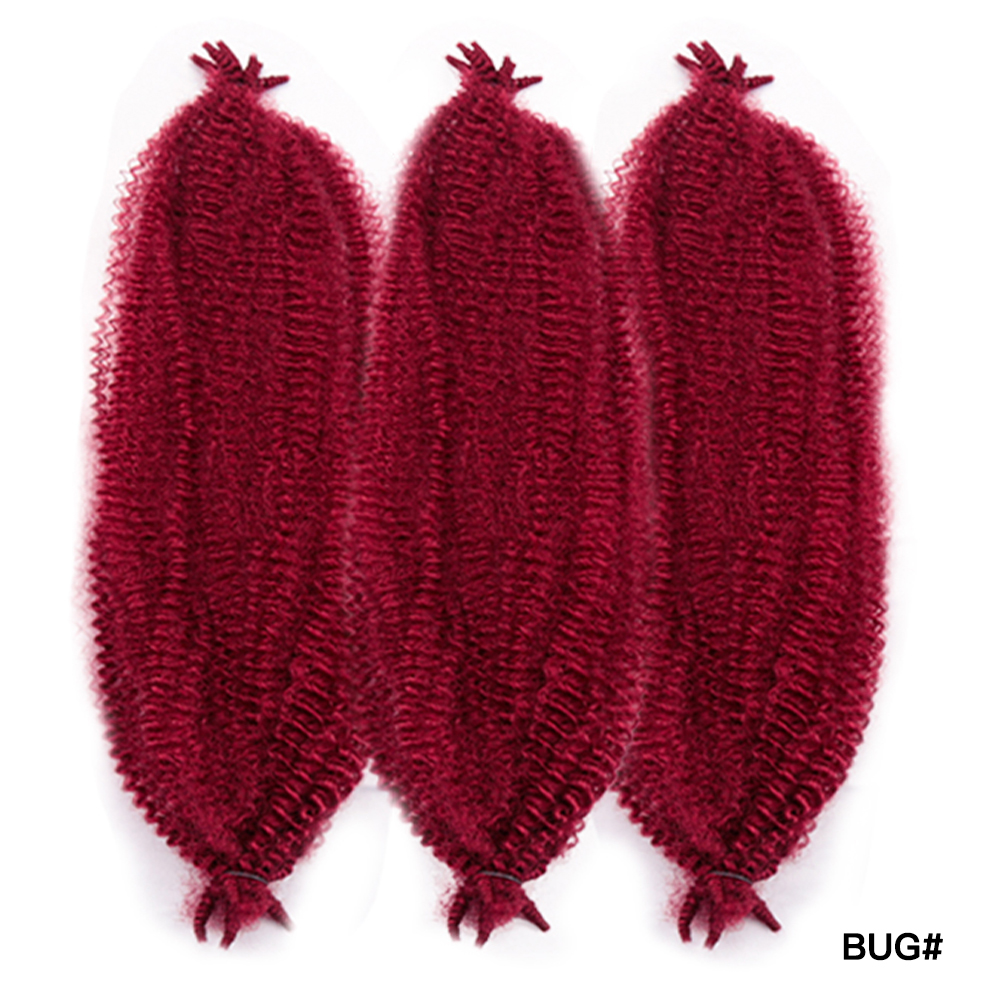 Afro Spring Twist Crochet Hair - Pure Beauty Hair & Makeup ulasan dan harga