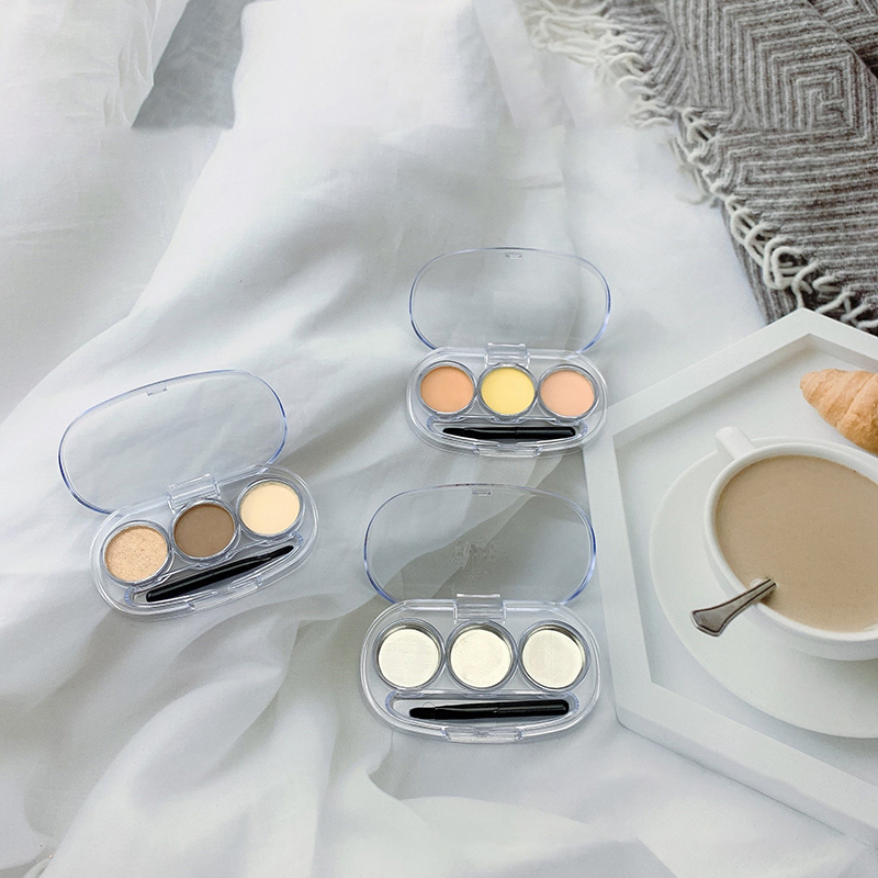 【3In1 Makeup Aluminum Palette  - Beauty Makeup Eyeshadow ulasan dan harga