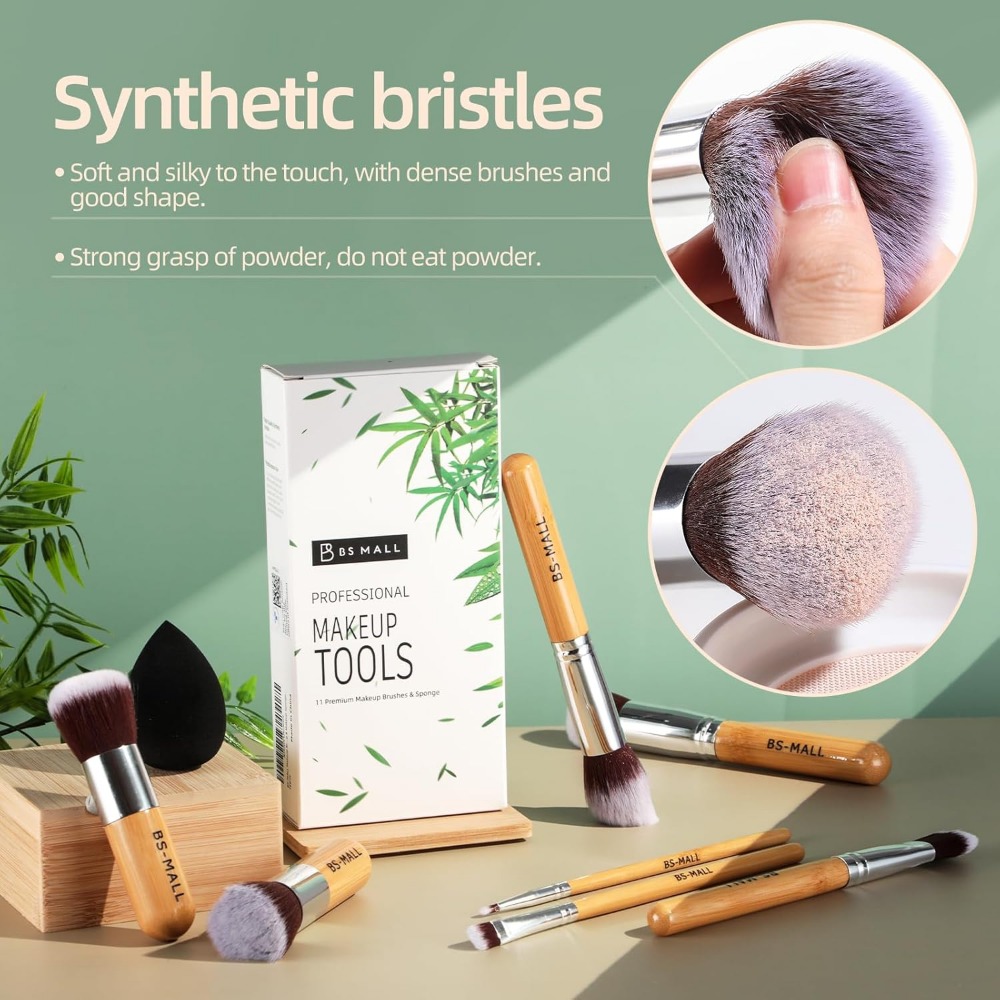 BS-MALL Makeup Brush Set 11Pcs - Beauty Makeup Background ulasan dan harga