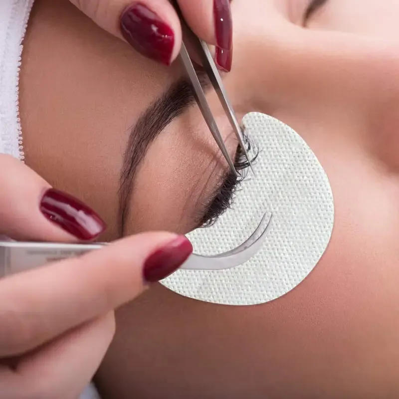 Disposable Cotton Eyelashes Pa - Beauty Makeup Eyeshadow ulasan dan harga