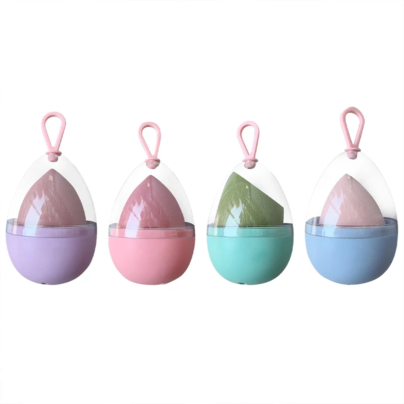 Empty Transparent Puffs Drying - Beauty Makeup Egg ulasan dan harga
