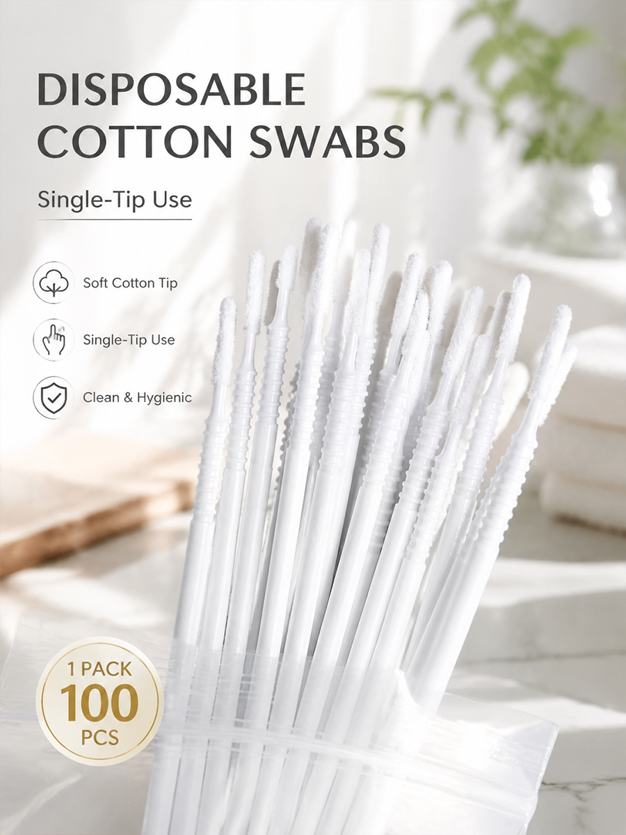 Disposable Long Cotton Swabs E - Beauty Makeup Tools ulasan dan harga