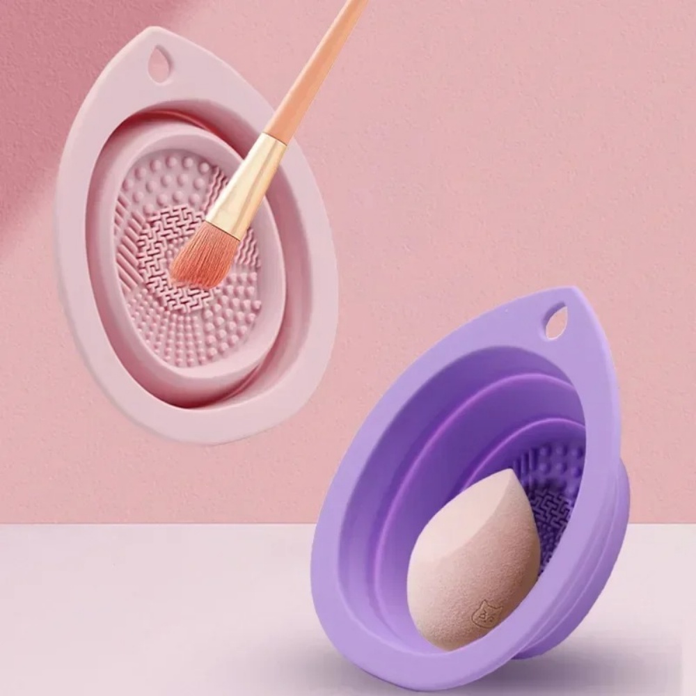 Silicone Makeup Brush Cleaning - Beauty Makeup Eyeshadow ulasan dan harga