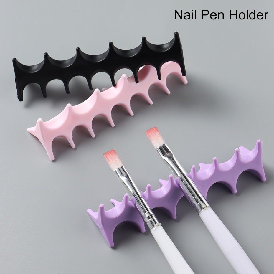 Soft Silicone Nail Pen Holder  - Beauty Full Makeup ulasan dan harga