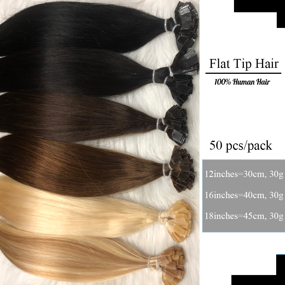 Flat Tip Hair Extensions Human - Pure Beauty Hair & Makeup ulasan dan harga
