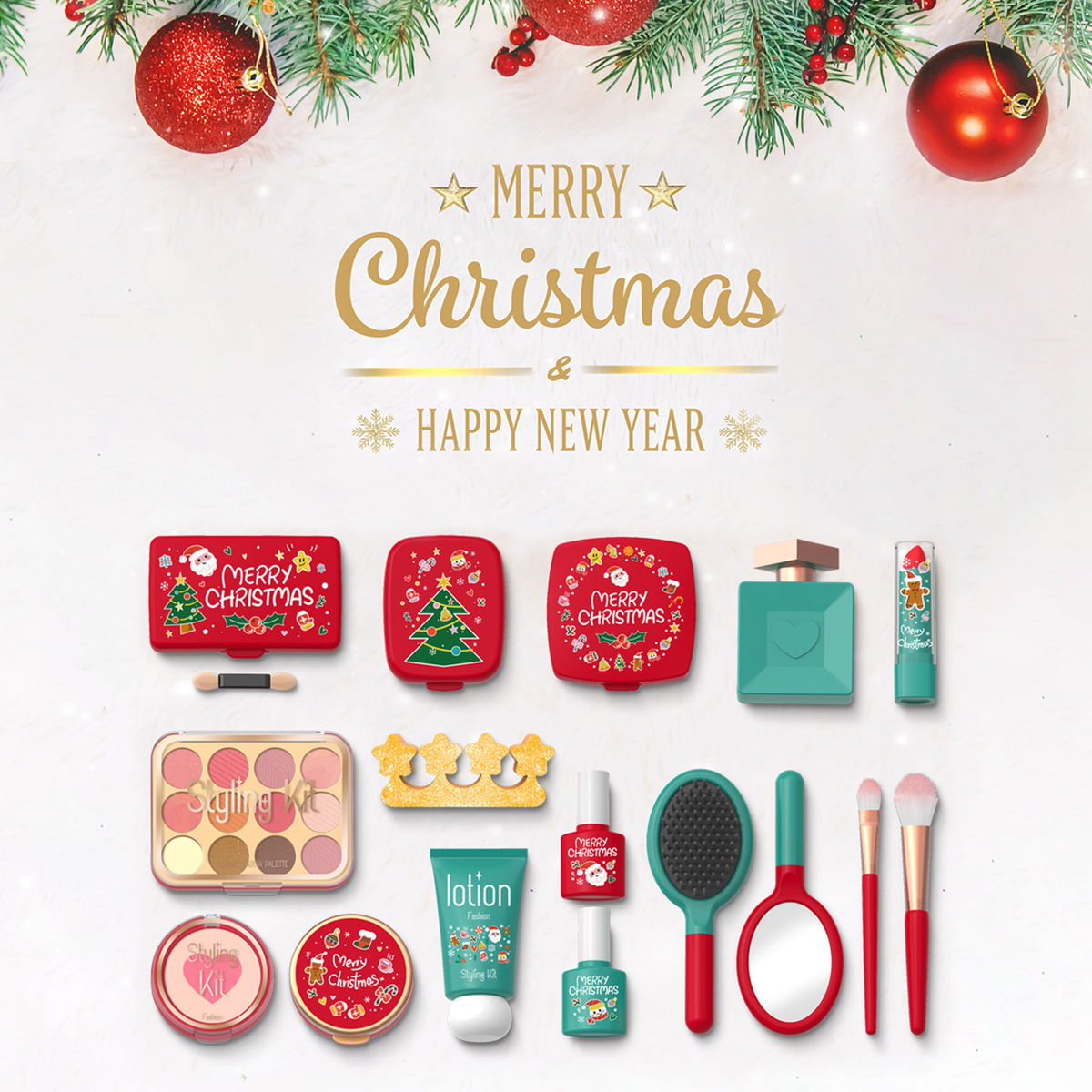 Christmas Gifts Simulation Cos - Beauty Real Makeup ulasan dan harga