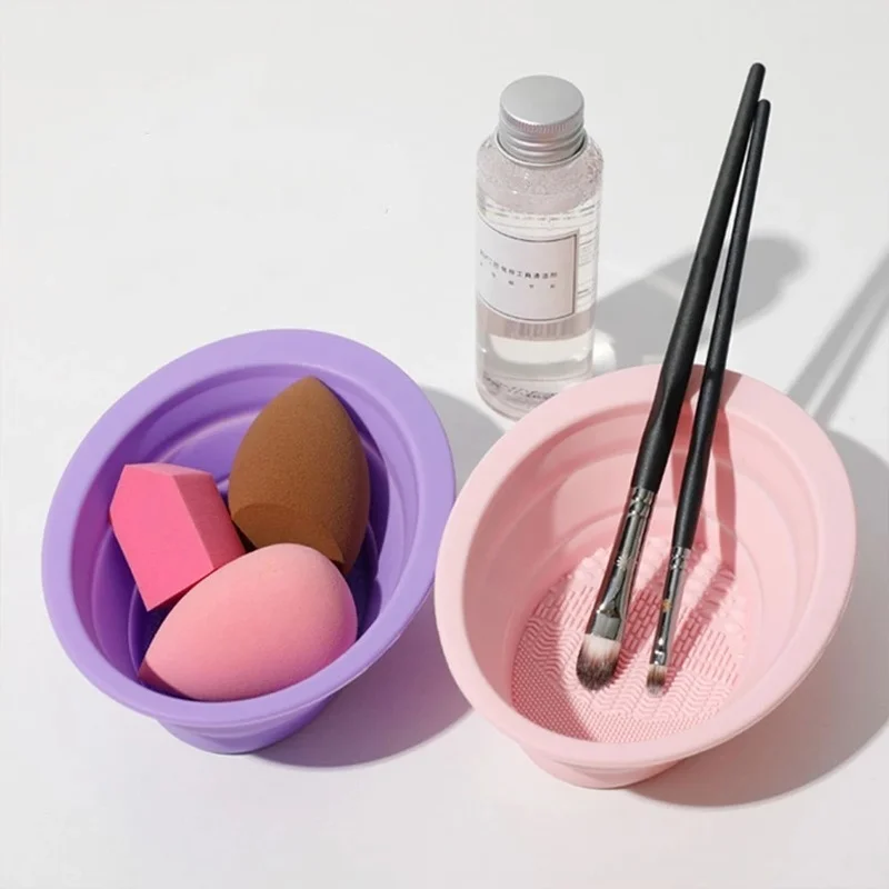 Foldable Silicone Makeup Brush - Beauty Makeup Background ulasan dan harga