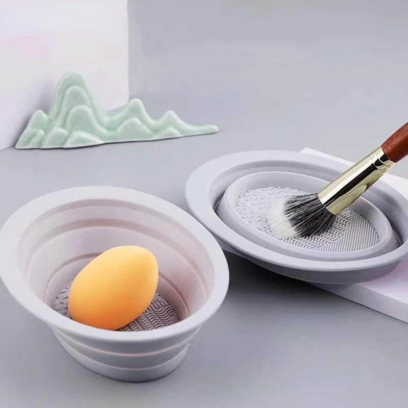 Foldable Silicone Makeup Brush - Beauty Makeup Background ulasan dan harga