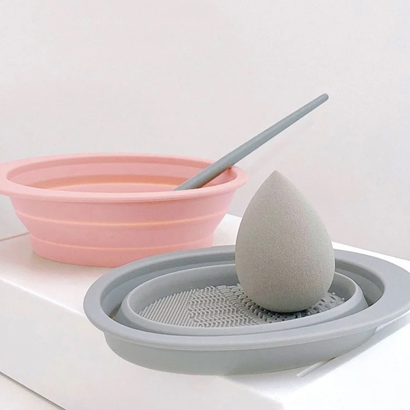 Foldable Silicone Makeup Brush - Beauty Makeup Background ulasan dan harga