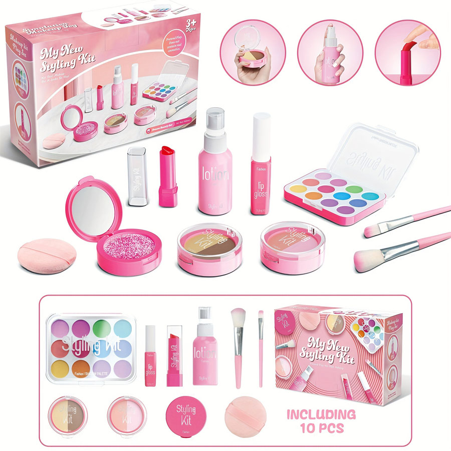 Children's Makeup Toy Set Simu - Beauty Real Makeup ulasan dan harga