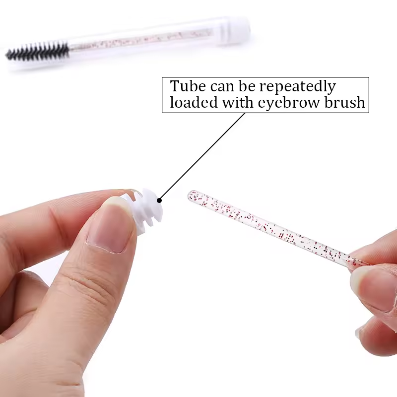 Eyelash Brush Tube With Eyebro - Beauty Makeup Background ulasan dan harga