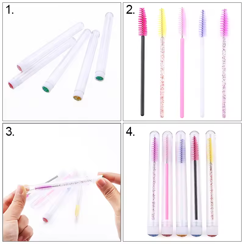 Eyelash Brush Tube With Eyebro - Beauty Makeup Background ulasan dan harga