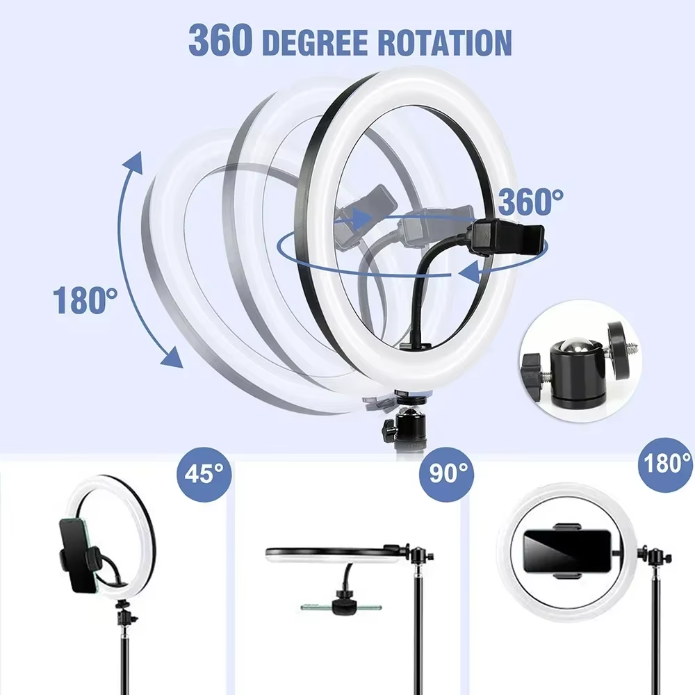 10''Ring Selfie Light Overhead - Beauty Makeup Camera ulasan dan harga