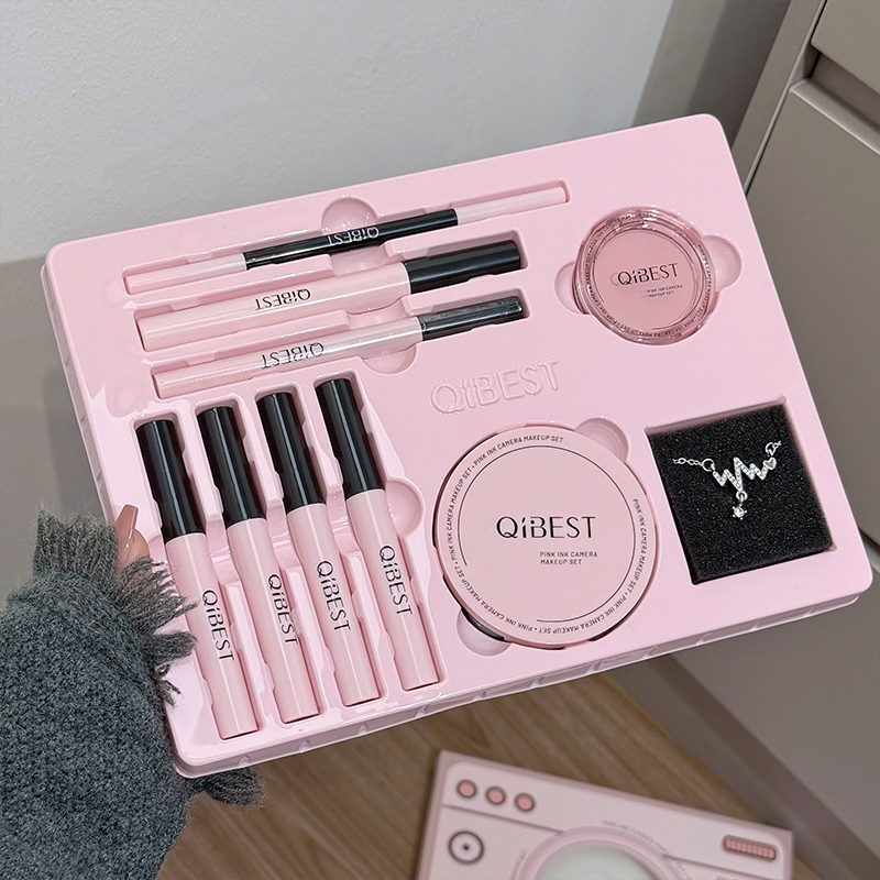 QIBEST Pink Camera Makeup Set  - Beauty Makeup Camera ulasan dan harga