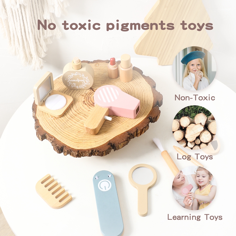 Girls Simulation Wooden Cosmet - Makeup Beauty House ulasan dan harga