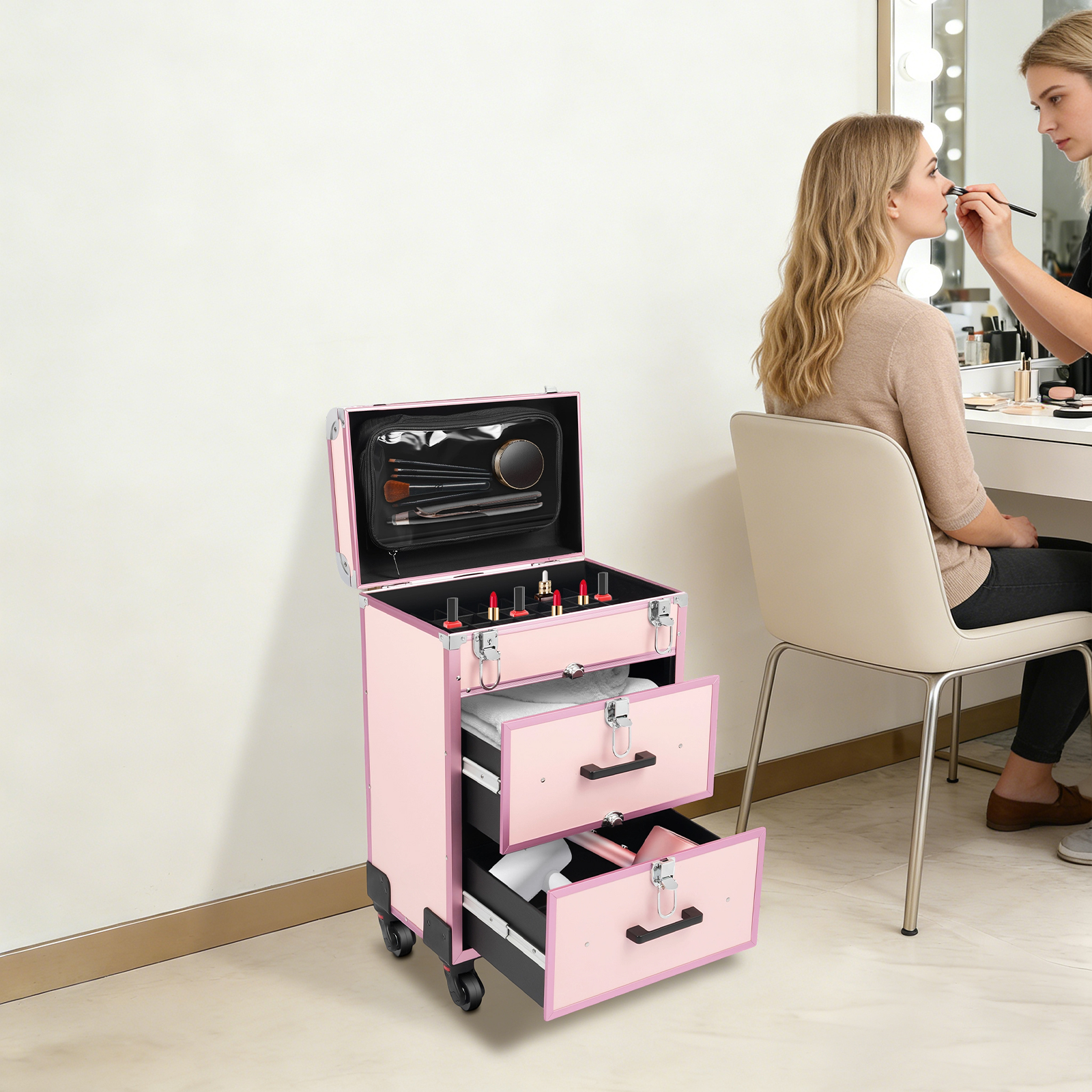 Bymaocar 40 Grids Makeup Train - Beauty With Makeup ulasan dan harga