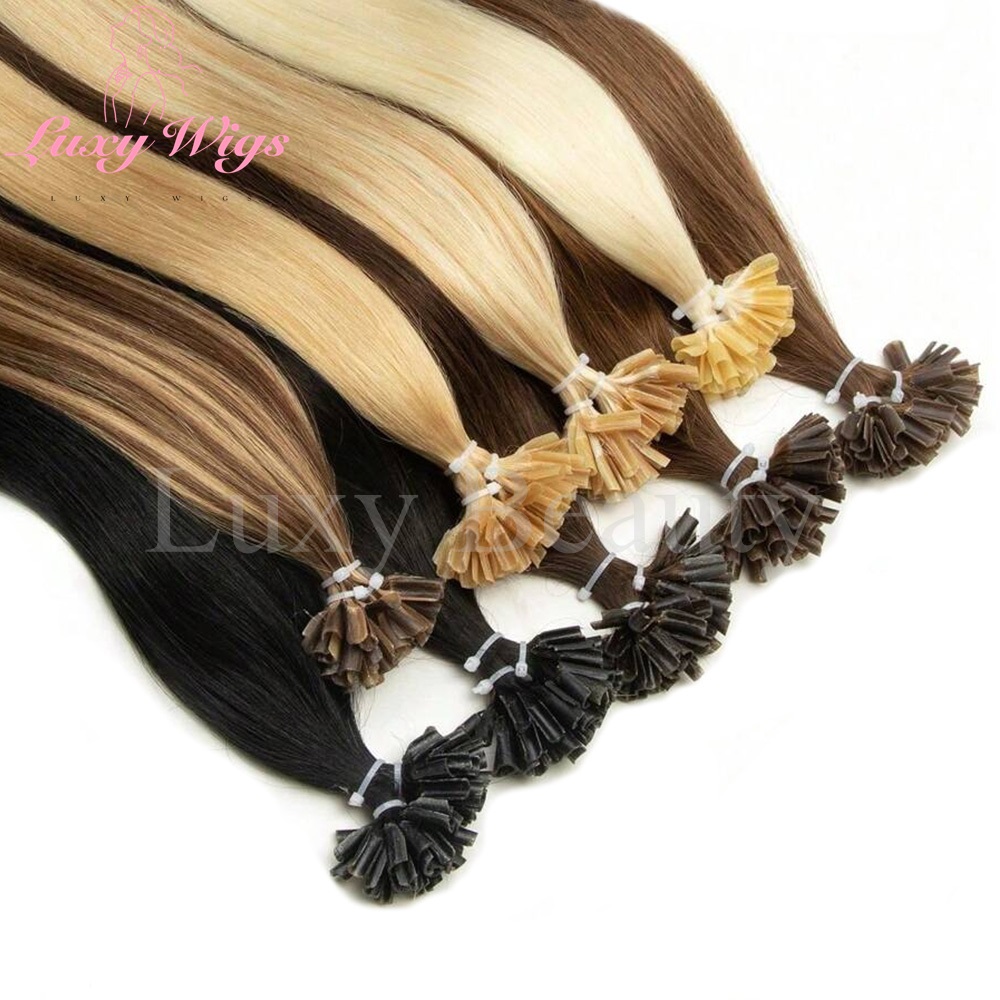 Blonde U Tip Nail Tip Hair Ext - Pure Beauty Hair & Makeup ulasan dan harga