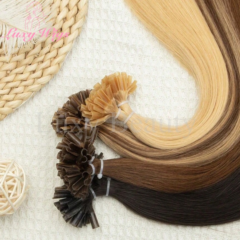 Blonde U Tip Nail Tip Hair Ext - Pure Beauty Hair & Makeup ulasan dan harga