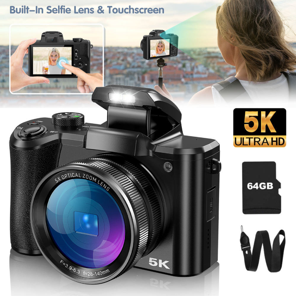 5K Digital Camera for Photogra - Beauty Makeup Camera ulasan dan harga