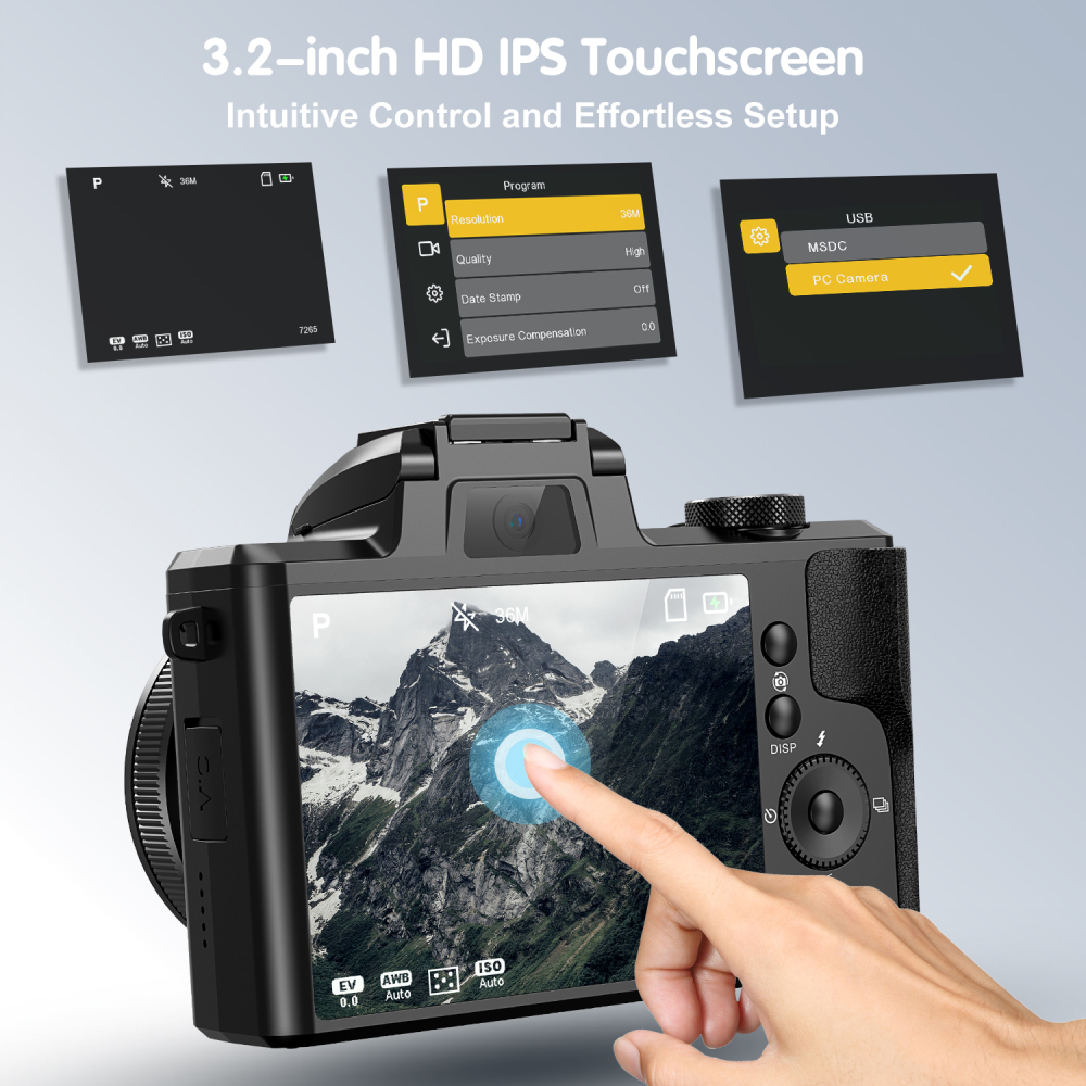 5K Digital Camera for Photogra - Beauty Makeup Camera ulasan dan harga