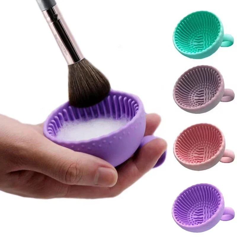 Soft Silicone Makeup Brush Cle - Beauty Makeup Background ulasan dan harga