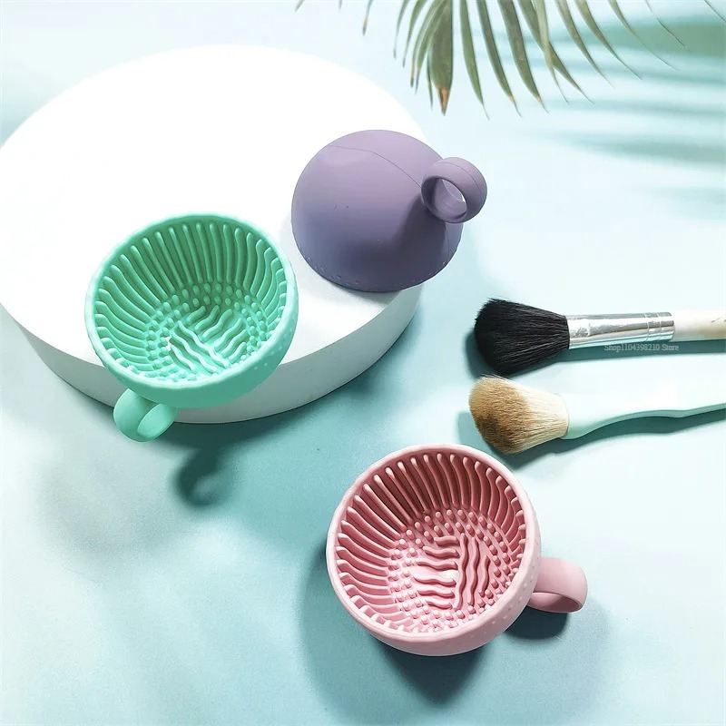 Soft Silicone Makeup Brush Cle - Beauty Makeup Background ulasan dan harga